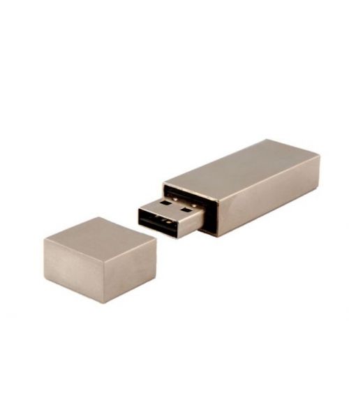 Pendrive reklamowy z nadrukiem logo firmy Metalowy NC134B 