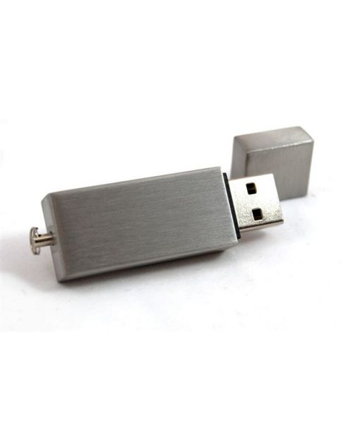 Pendrive reklamowy z nadrukiem logo firmy Metalowy NC134B 