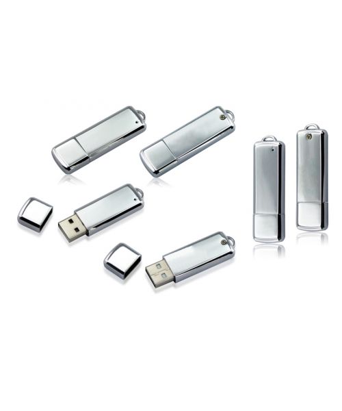 Pendrive reklamowy z nadrukiem logo firmy Metalowy NC169B 