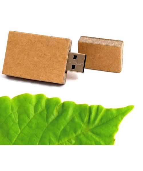 Pendrive reklamowy z nadrukiem logo firmy Ekologiczny NC3ECO 